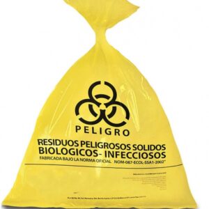 BOLSA RPBI COLOR AMARILLO 25X35 CM